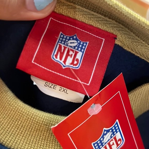 NWT Vintage 90s NFL Rams Crewneck Sweater - Picture 3 of 3